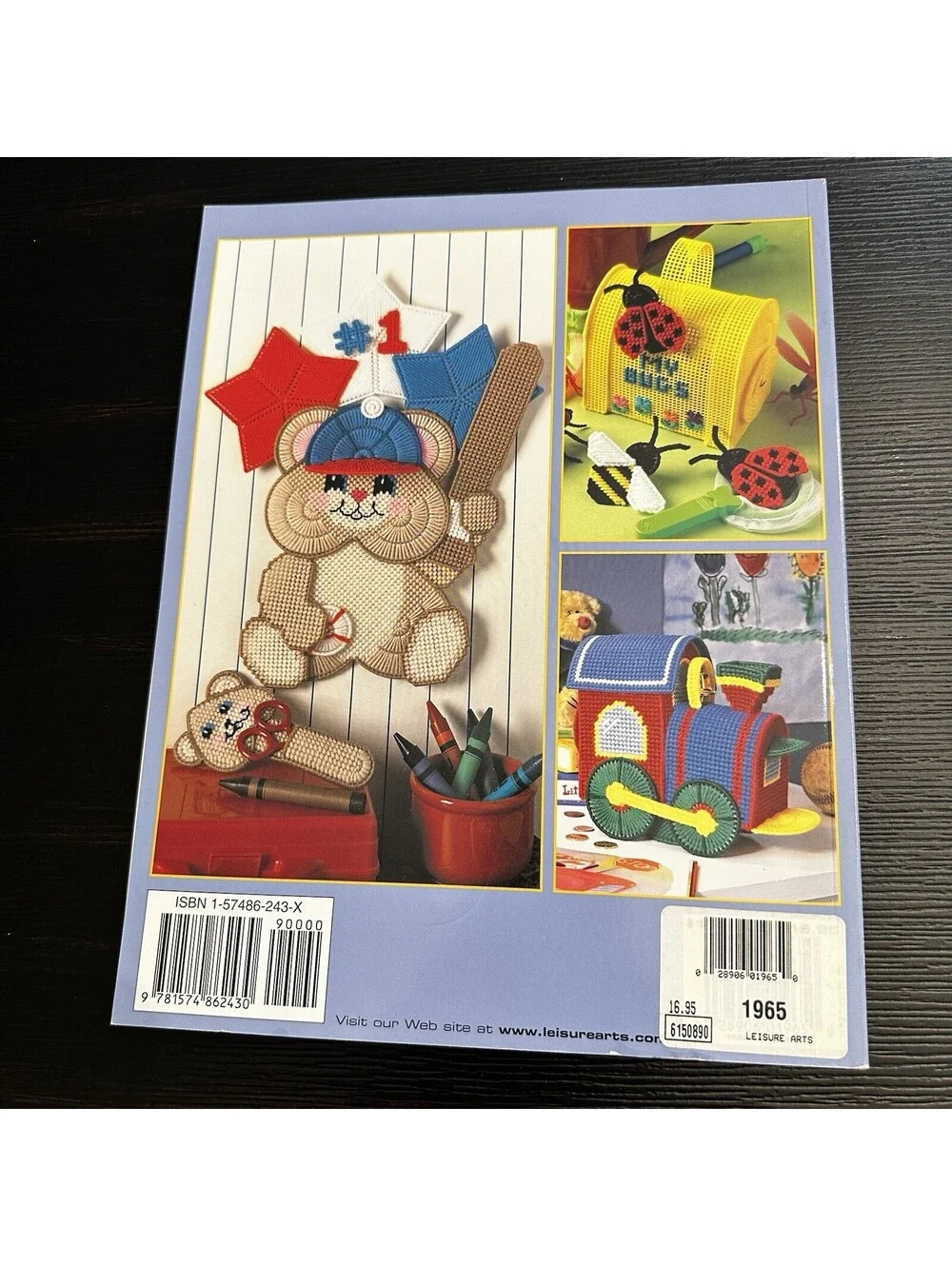 Leisure Arts The Big Book Of Unique Shapes Plastic Canvas Instruction Book VGC